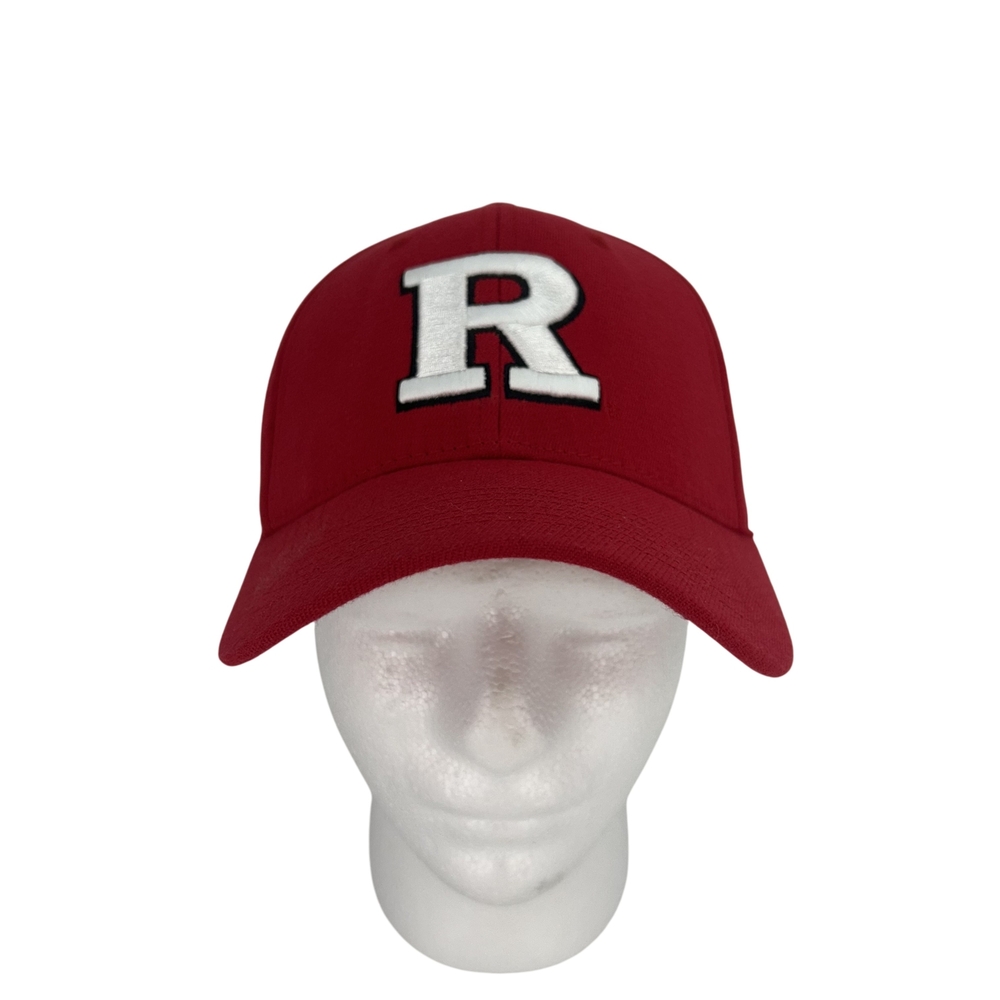 Rutgers Scarlet Knights Hat Cap Fitted One Size Red NCAA Football Mens College